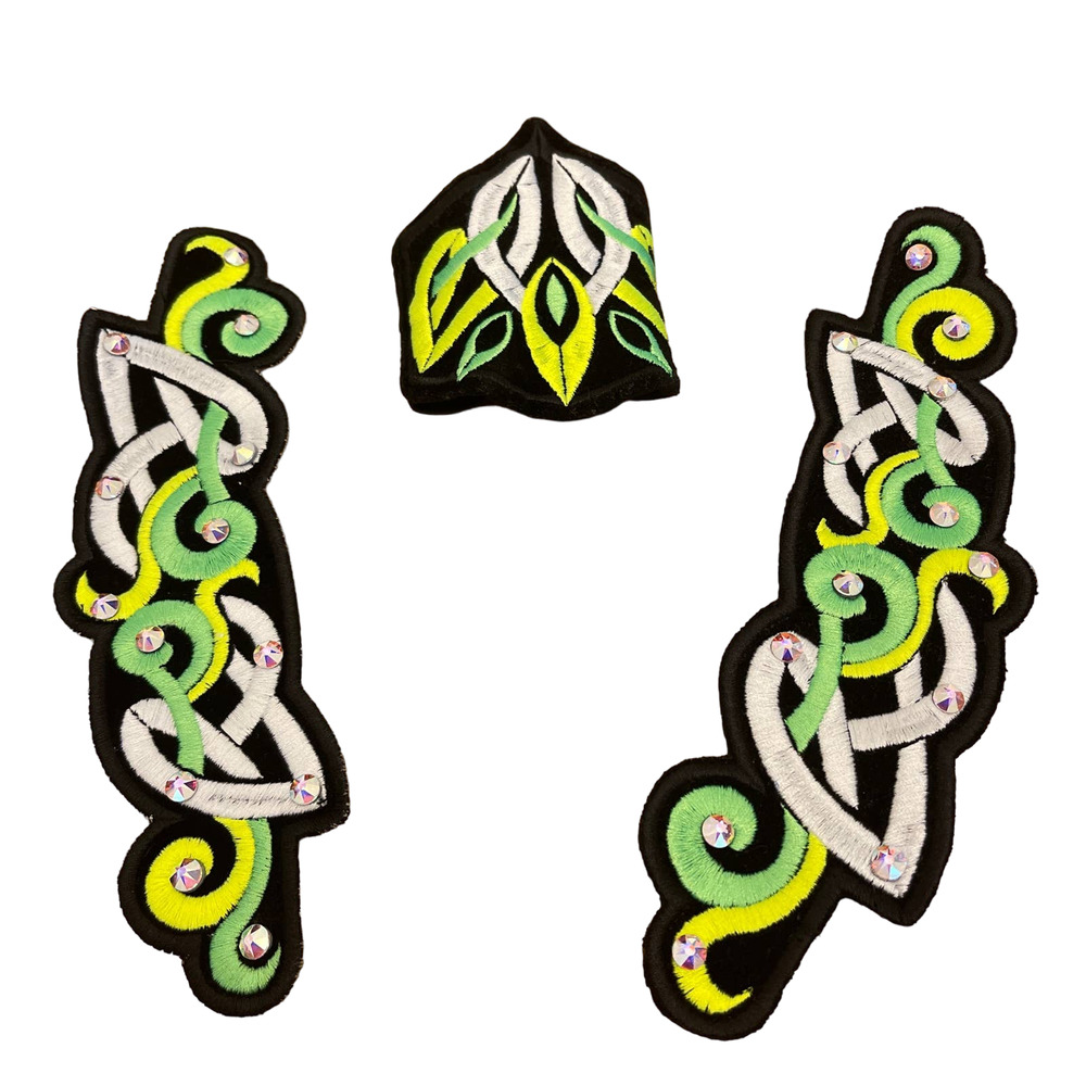 Irish Dancing head bands and bracelet pre-owned